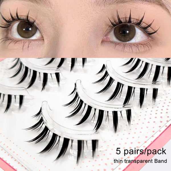 Yelix 5pairs/pack Cluster Lash Premade Fan Eyelash Extension