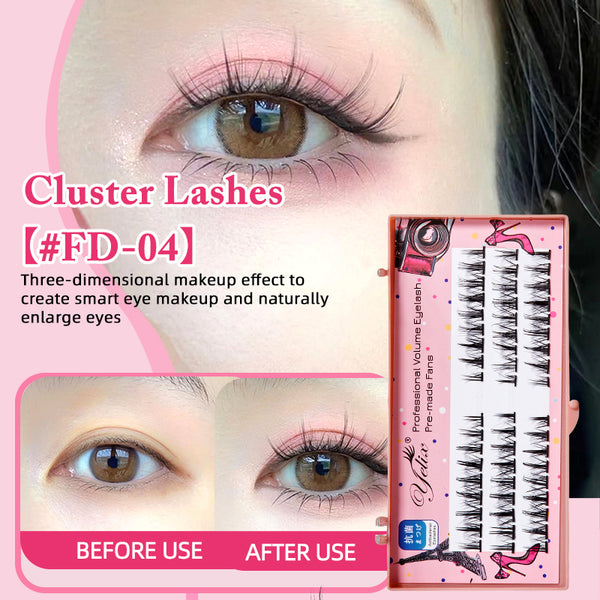 Yelix 0.07C FD Series Cluster Lash Premade Fan Eyelash Extension