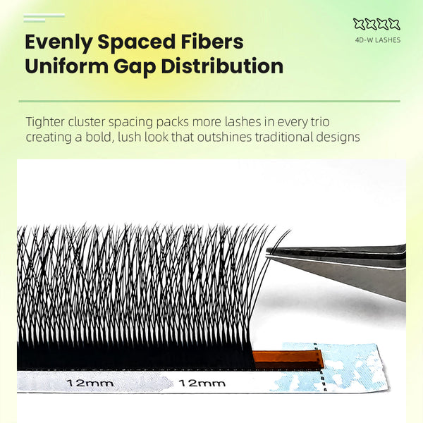 Yelix NEW 4D W-Lashes, One-touch fans, lash extensions, and time-saving yelixlash