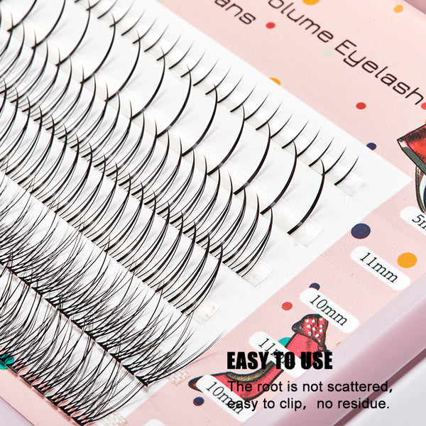 Yelix 0.07C FD Series Cluster Lash Premade Fan Eyelash Extension