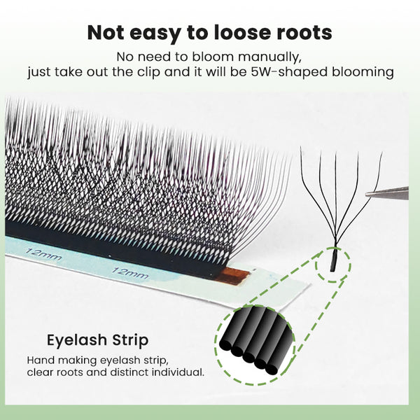 Yelix 5D-W Shaped Professional Eyelash Extention