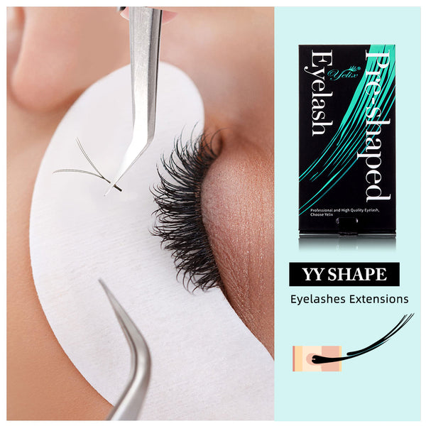 Yelix 0.07 YY shaped Auto Fan Eyelash Extension