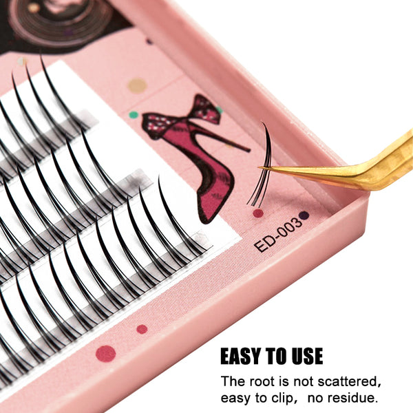 Yelix 0.07C FD Series Cluster Lash Premade Fan Eyelash Extension