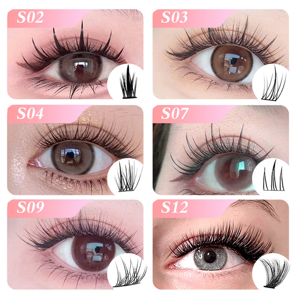 Yelix 10rows Cluster Lash Premade Fan Eyelash Extension