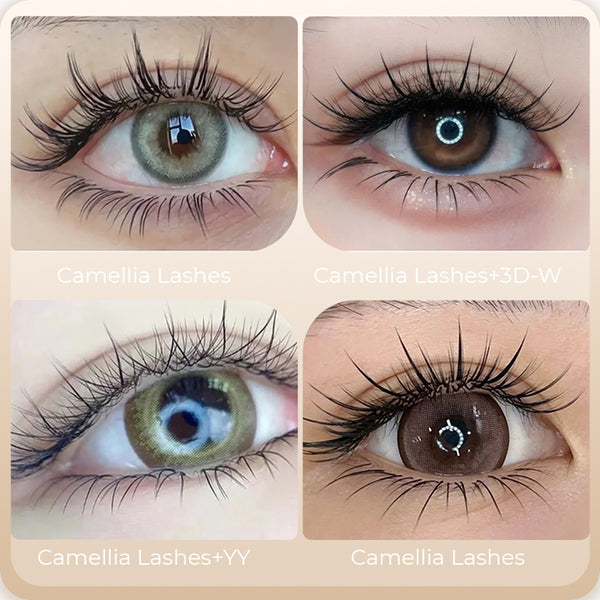 Yelix Camellia Lashes WIth Adhesive