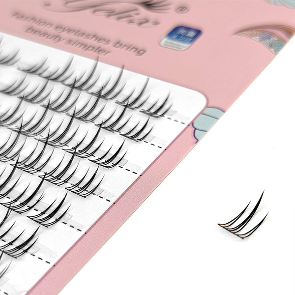 Yelix 10rows Cluster Lash Premade Fan Eyelash Extension