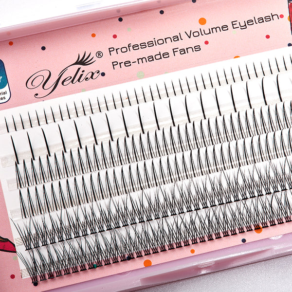 Yelix 0.07C FD Series Cluster Lash Premade Fan Eyelash Extension