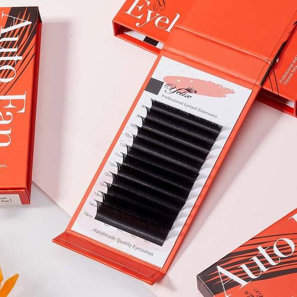 Yelix 0.05/0.07 V Lash Premade V-shaped Lash B/C/CC/D Volume Lash Premade Eyelash Extension