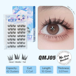 Puppy lashes Glue Free Canine Series False Eyelashes