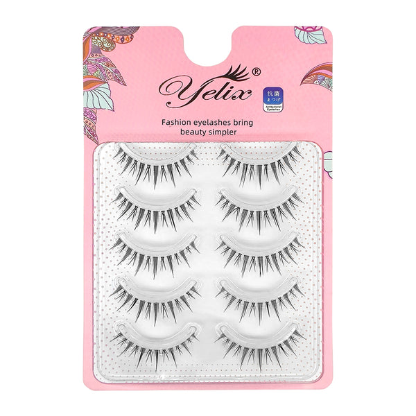 Yelix 5pairs/pack Cluster Lash Premade Fan Eyelash Extension