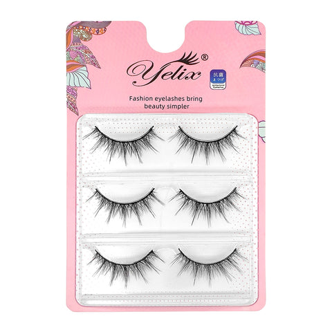 Yelix 3pairs/pack Cluster Lash Premade Fan Eyelash Extension