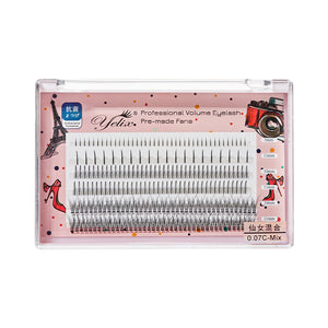 Yelix 0.07C FD Series Cluster Lash Premade Fan Eyelash Extension