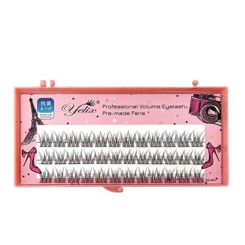 Yelix 0.07C FD Series Cluster Lash Premade Fan Eyelash Extension