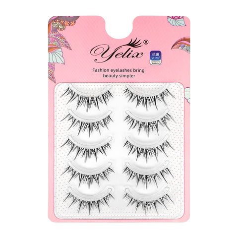 Yelix 5pairs/pack Cluster Lash Premade Fan Eyelash Extension