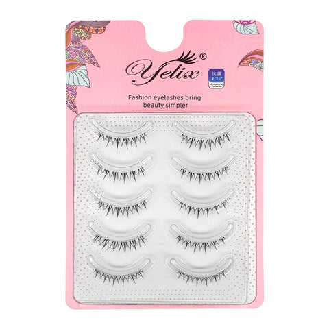 Yelix 5pairs/pack Cluster Lash Premade Fan Eyelash Extension