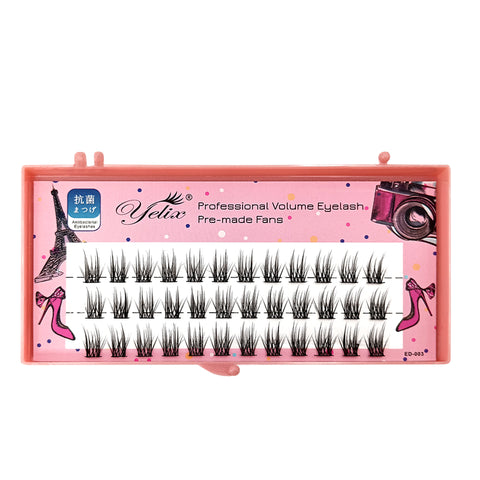 Yelix 0.07C FD Series Cluster Lash Premade Fan Eyelash Extension