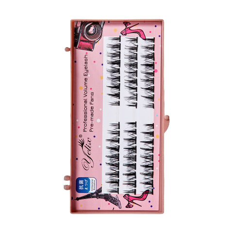 Yelix 0.07C FD Series Cluster Lash Premade Fan Eyelash Extension