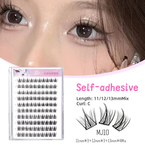 Yelix Glue-Free Sunflower Enlarge Extension Lashes Large Capacity 10Rows Enlarge Nature Lashes DIY Cluster Lashes Makeup Tool Wholsale