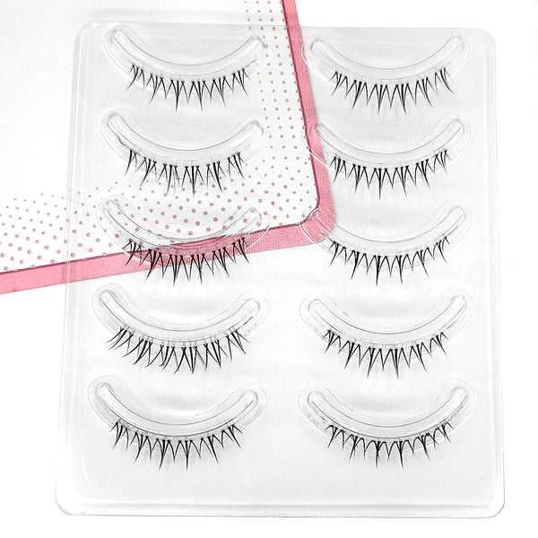 Yelix 5pairs/pack Cluster Lash Premade Fan Eyelash Extension