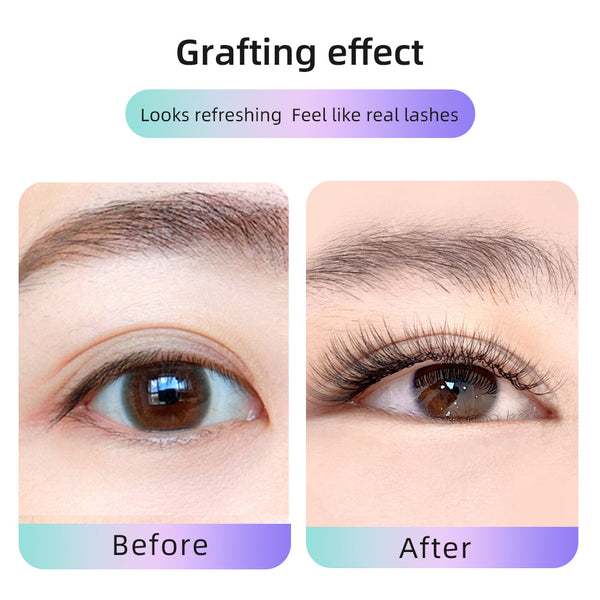 Yelix 2D Y Lashes Extensions 0.07mm 0.10mm B/C/D 6-12 Single/ Mix Length yelixlash