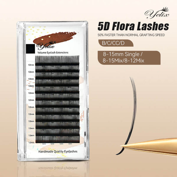 Yelix 5D Flora Lashes Next Level Fluffy Volume Eyelash Extensions