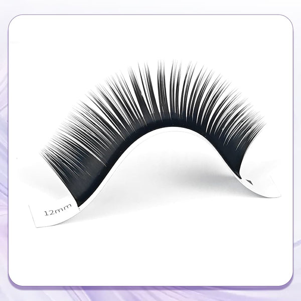 Yelix Camellia Manhua Lash with Adhesive Chinese style Packaging 0.07, I/B/C/D/LJ/LB/LC, mix 8-12mm