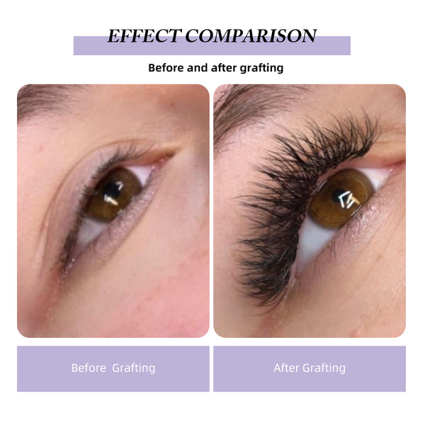 Yelix 0.07 Double Tips 4D W Premade Fan Eyelash Extensions Volume Self Fanning False Lashes
