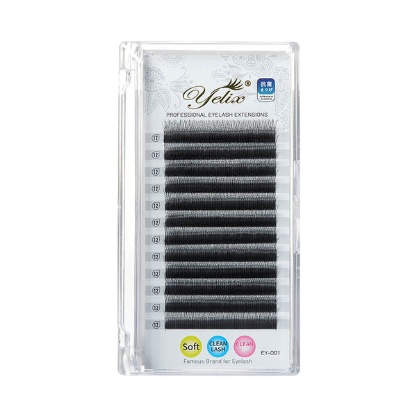 Yelix 2D Y Lashes Extensions Premade Fans Eyelashes Long Stem Super Soft Handmade Fans