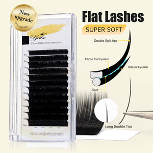 Yelix Flat Lashes B/C/CC/D Curl 0.15mm Eyelash Extension yelixlash