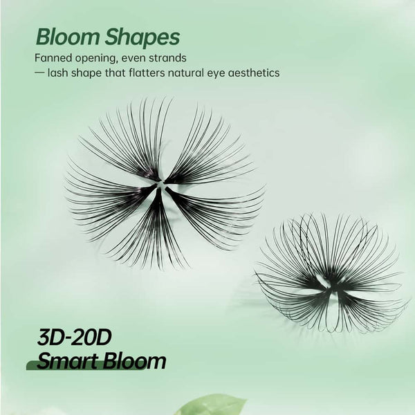 Yelix 2026 NEW Smart Bloom Lash 0.07 B/C/D Mix 8-15mm Perfect Defined Easy Fan Eyelash