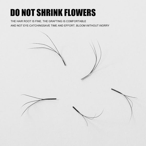 Yelix 0.05 3D-W Shaped B/C/CC/D Curl Lashes Single/Mix 8-15mm Soft Lash Trays Eyelash Extension