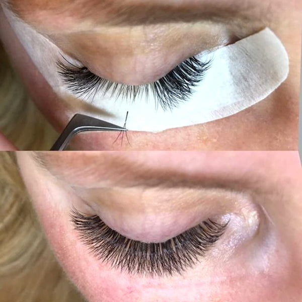 Yelix 0.05 3D-W Shaped B/C/CC/D Curl Lashes Single/Mix 8-15mm Soft Lash Trays Eyelash Extension