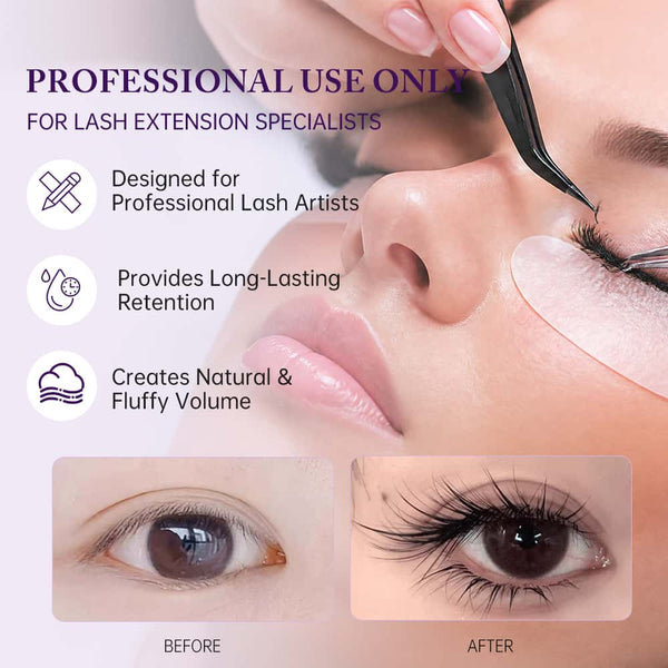 Yelix 2026 New Camellia Volume Lash Anime Lash Arabian style 0.07/LJ/LB/LC/UB/UC/UD Lash Extensions