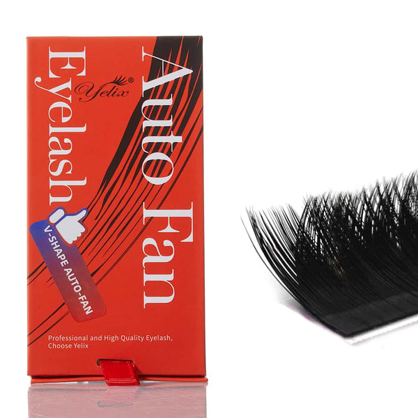 Yelix 0.05/0.07 V Lash Premade V-shaped Lash B/C/CC/D Volume Lash Premade Eyelash Extension