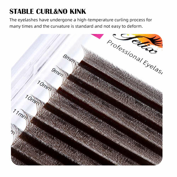 Yelix 0.07 5D W Shaped Premade Fans Volume Eyelash Extension