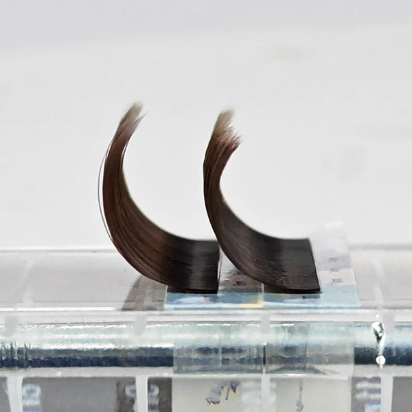 Yelix New Black Brown Smaller Spacing 3D W Lashes Natural Soft Lashes Volume Lash Tray