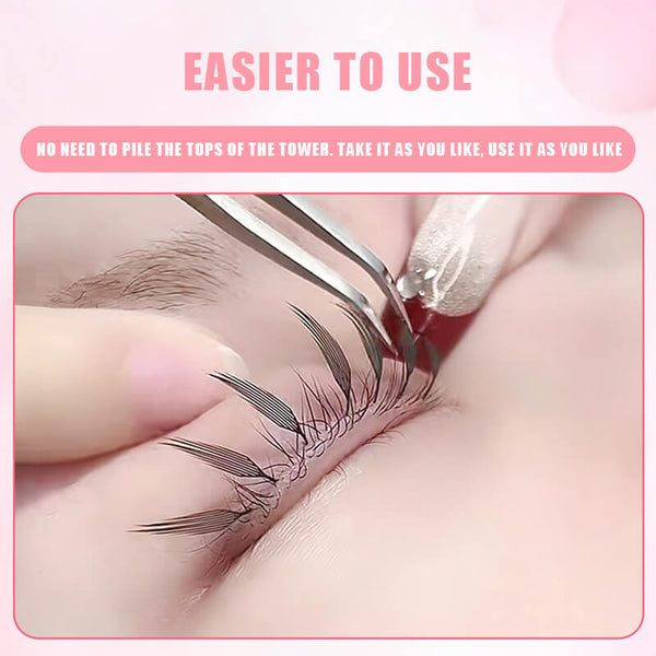Yelix Comic Spire Lashes Premade Anime Feather Shape Manga Lash Extensions for Professional Lash Artist