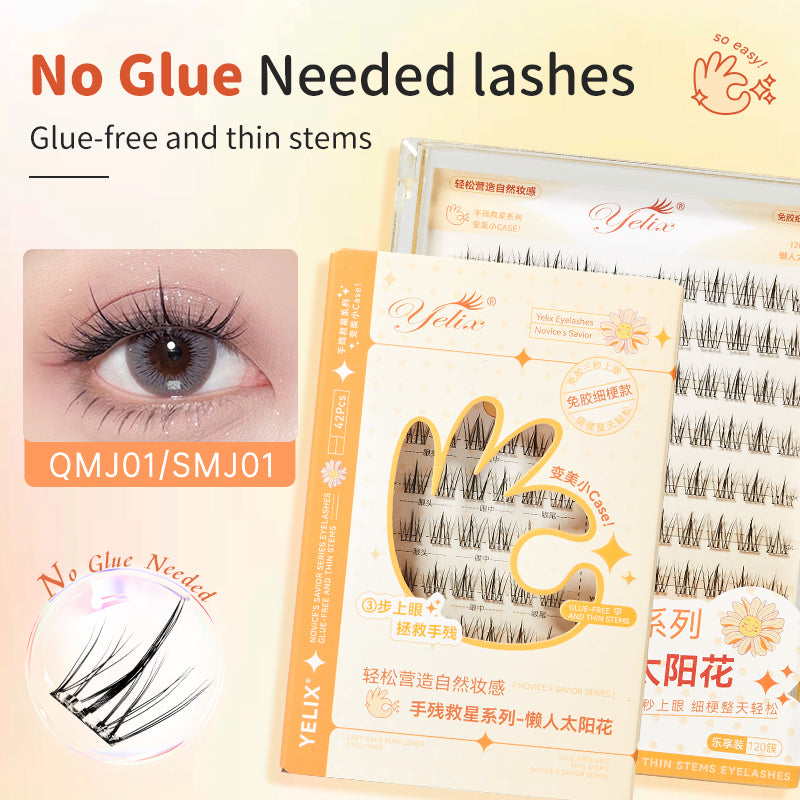 Yelix Natural Sunflower Lashes Anime Lashes
