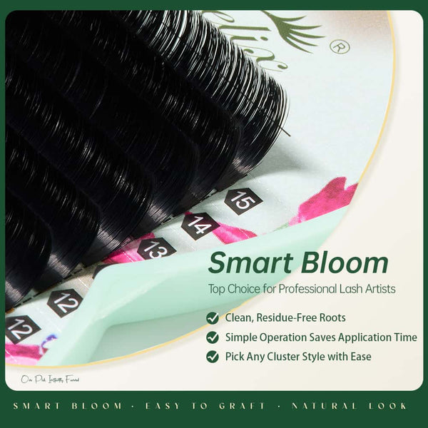 Yelix 2026 NEW Smart Bloom Lash 0.07 B/C/D Mix 8-15mm Perfect Defined Easy Fan Eyelash
