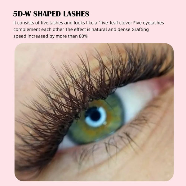 Yelix 0.07 5D W Shaped Premade Fans Volume Eyelash Extension