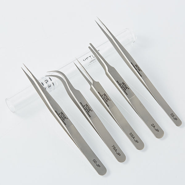 VETUS JP series eyelash extension tweezers