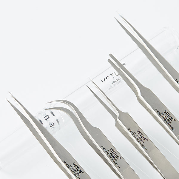 VETUS JP series eyelash extension tweezers