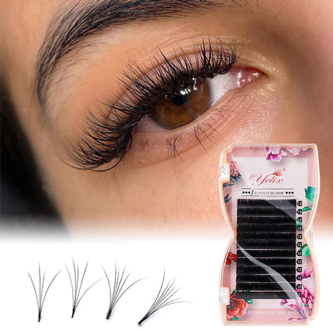 Yelix 0.07 Camellia Auto Fan Eyelash Extension yelixlash