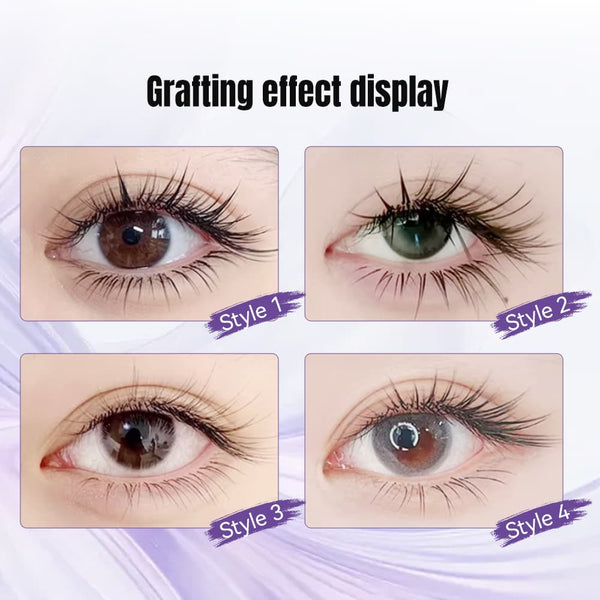 Yelix Camellia Manhua Lash with Adhesive Chinese style Packaging 0.07, I/B/C/D/LJ/LB/LC, mix 8-12mm