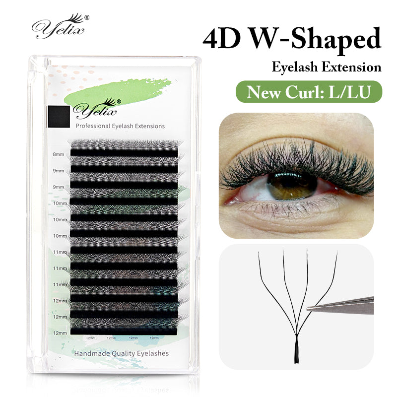Yelix 4D-W Shaped Lashes Fuller Fluffier Appearance Dramatic Volume Lash