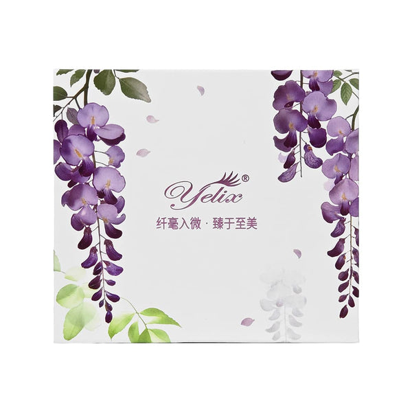Yelix Camellia Manhua Lash with Adhesive Chinese style Packaging 0.07, I/B/C/D/LJ/LB/LC, mix 8-12mm