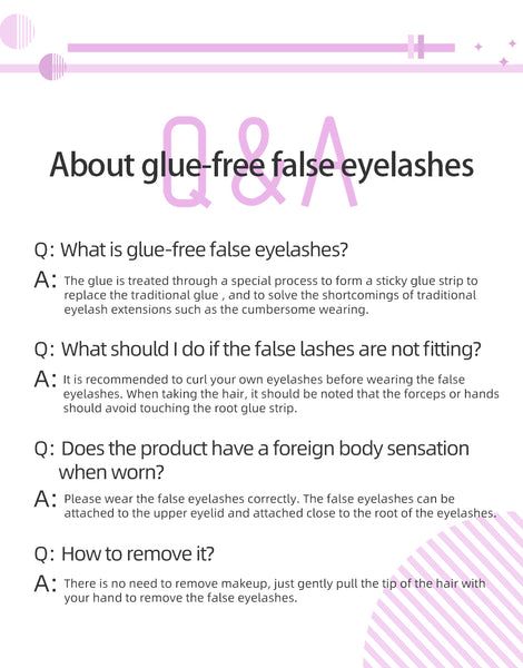 Yelix Black Gold Lolita 6 Rows Glue-Free Individual Classic Self-Adhesive False Eyelashes Korean Girl Group Style Comic Eyelash