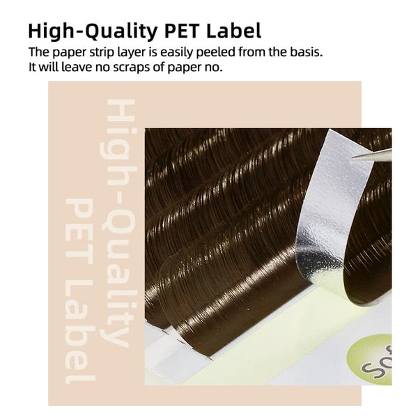 Yelix Clearance Sale 0.07 B/C/CC 8-16mm Brown Easy Fan Lash Volume Lash Extensions