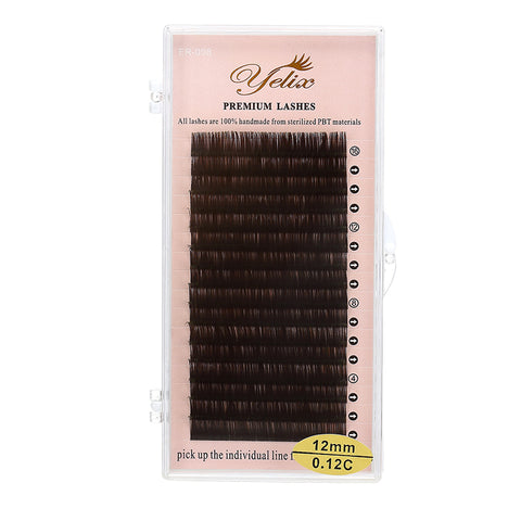 Yelix 0.12 Gradient Colored Individual Eyelash Extension