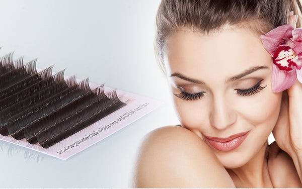 Yelix 0.07/0.10 16rows Dark Brown Individual Eyelashes Extension